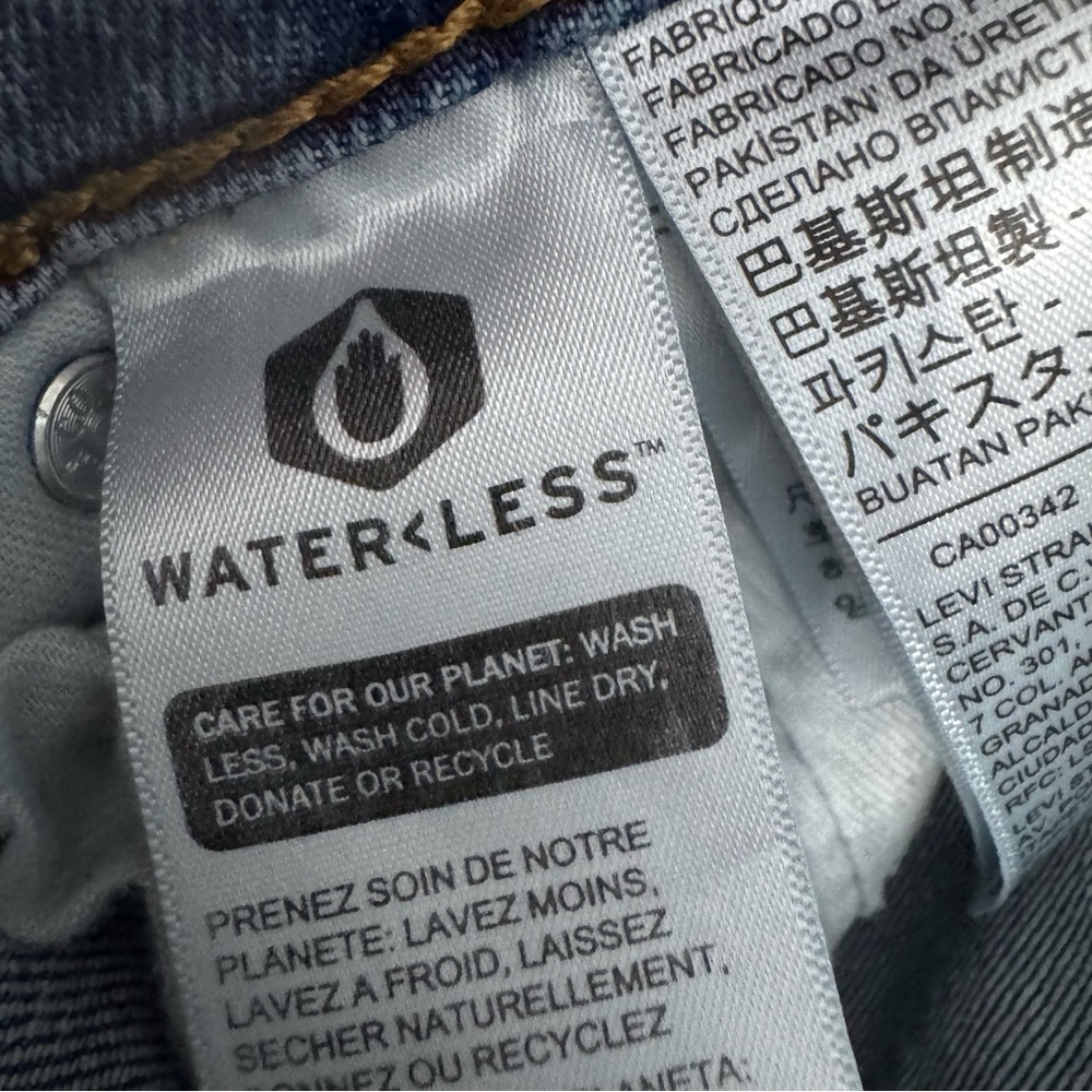 Levi’s 505 Waterless Straight Leg Jeans Men’s W32 L32 - Picture 6 of 9